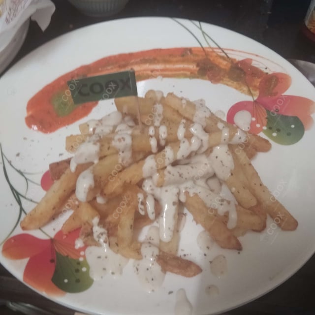 Delicious Cheesy Potato Fries prepared by COOX