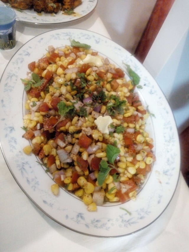 Delicious Corn Chaat prepared by COOX