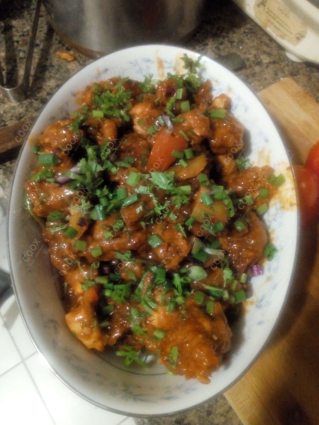 Delicious Chilly Chicken prepared by COOX