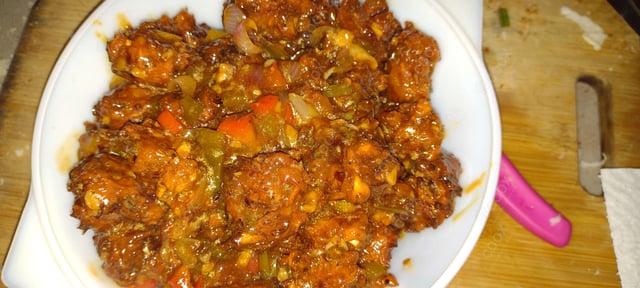 Delicious Veg Manchurian (Dry) prepared by COOX