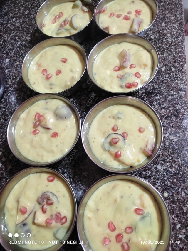 Delicious Fruit Custard prepared by COOX