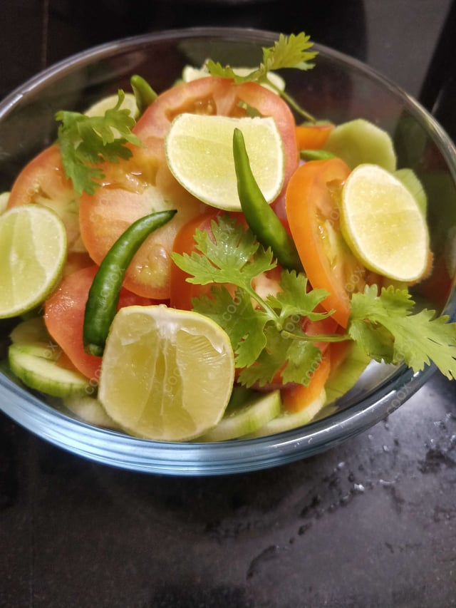 Delicious Salad, Papad prepared by COOX