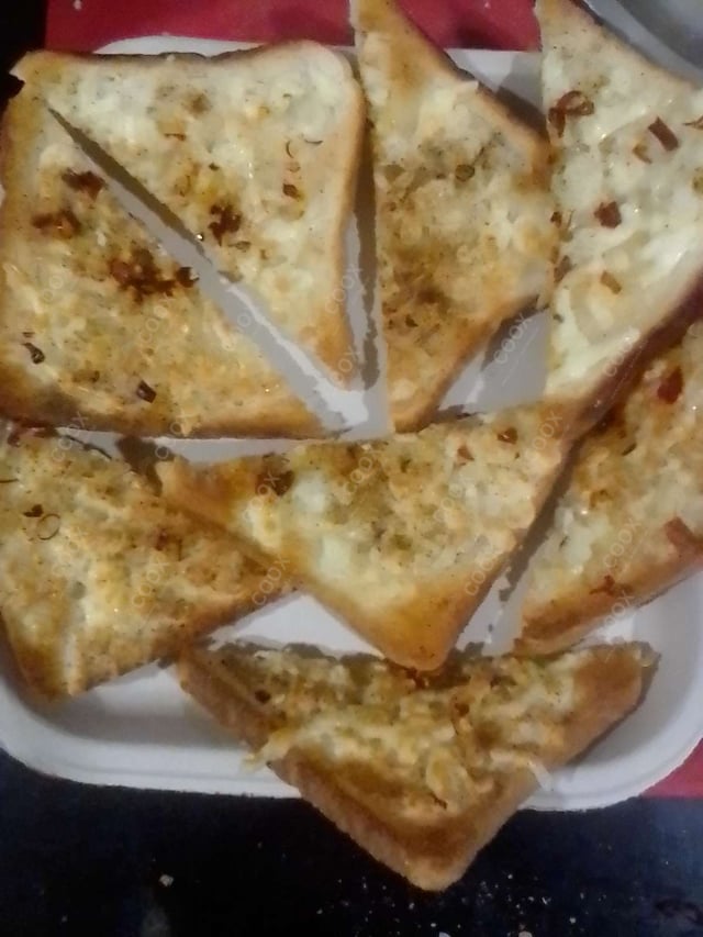 Delicious Chilly Cheese Toast prepared by COOX