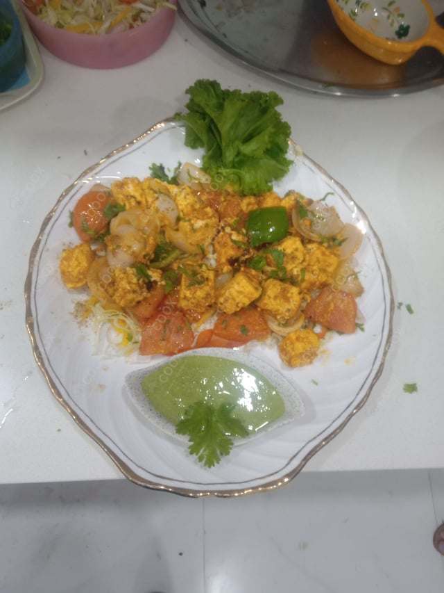 Delicious Paneer Tikka prepared by COOX