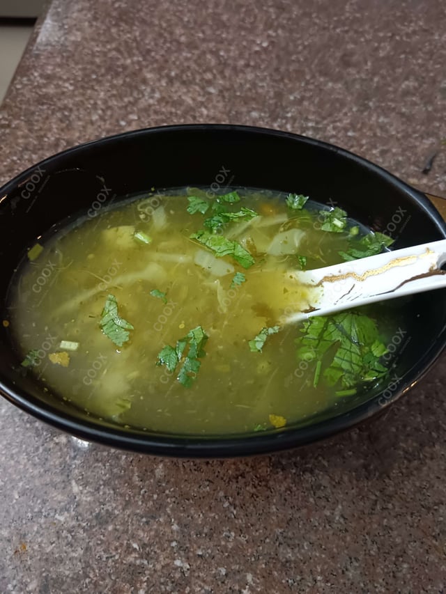 Delicious Lemon Coriander Soup prepared by COOX