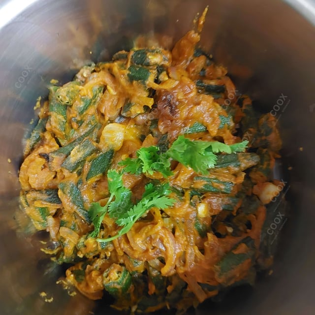 Delicious Bhindi do Pyaza prepared by COOX