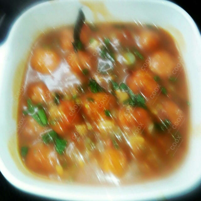 Delicious Veg Manchurian (Gravy) prepared by COOX