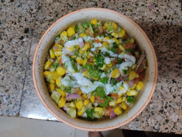 Delicious Corn Chaat prepared by COOX