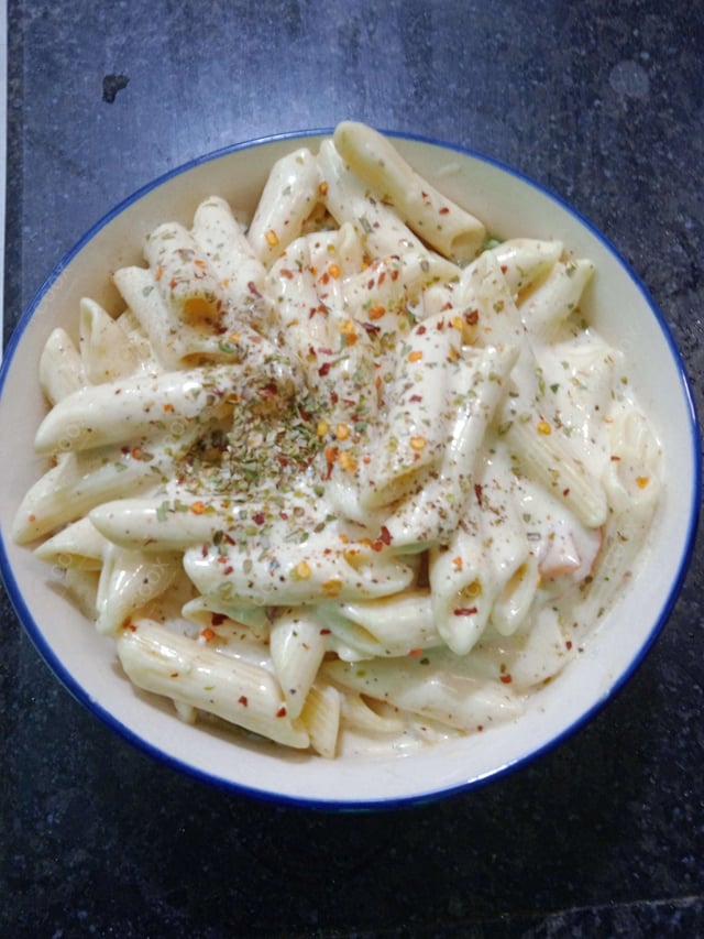 Delicious Pasta in White Sauce prepared by COOX