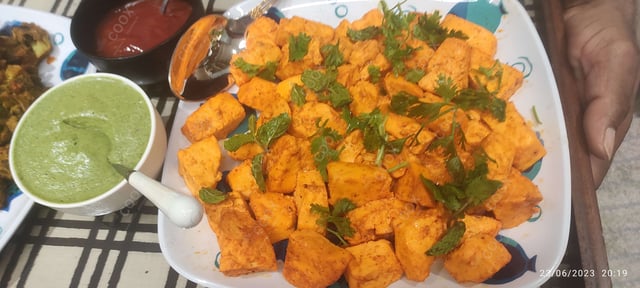 Delicious Paneer Tikka prepared by COOX