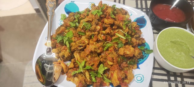 Delicious Masala Broccoli prepared by COOX