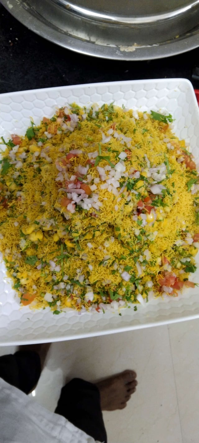 Delicious Corn Chaat prepared by COOX