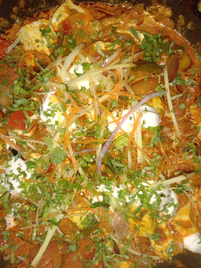 Delicious Kadhai Paneer prepared by COOX