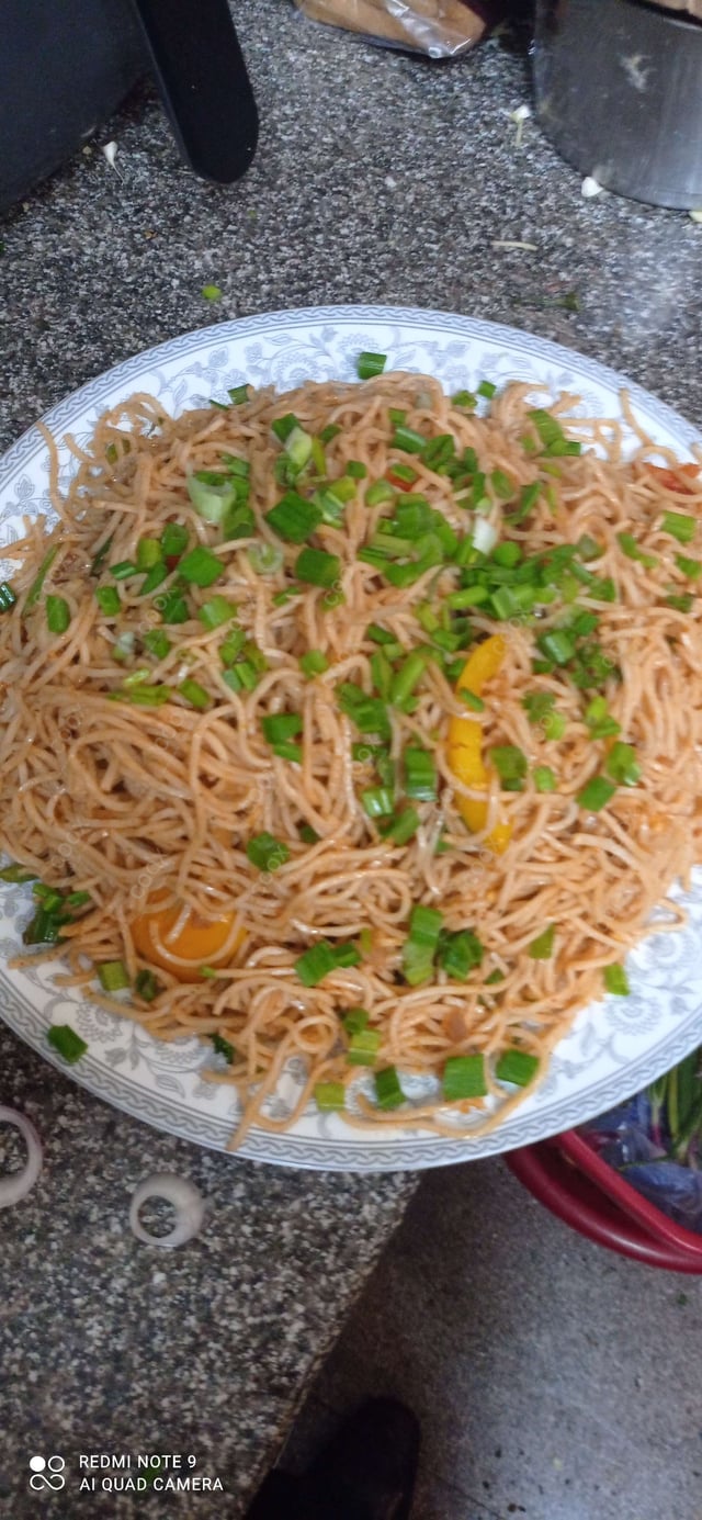 Delicious Chilly Garlic Noodles prepared by COOX