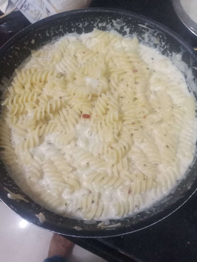 Delicious Pasta in White Sauce prepared by COOX