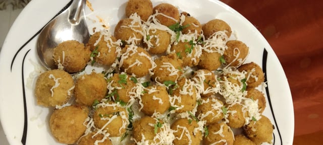 Delicious Fried Cheese Balls prepared by COOX