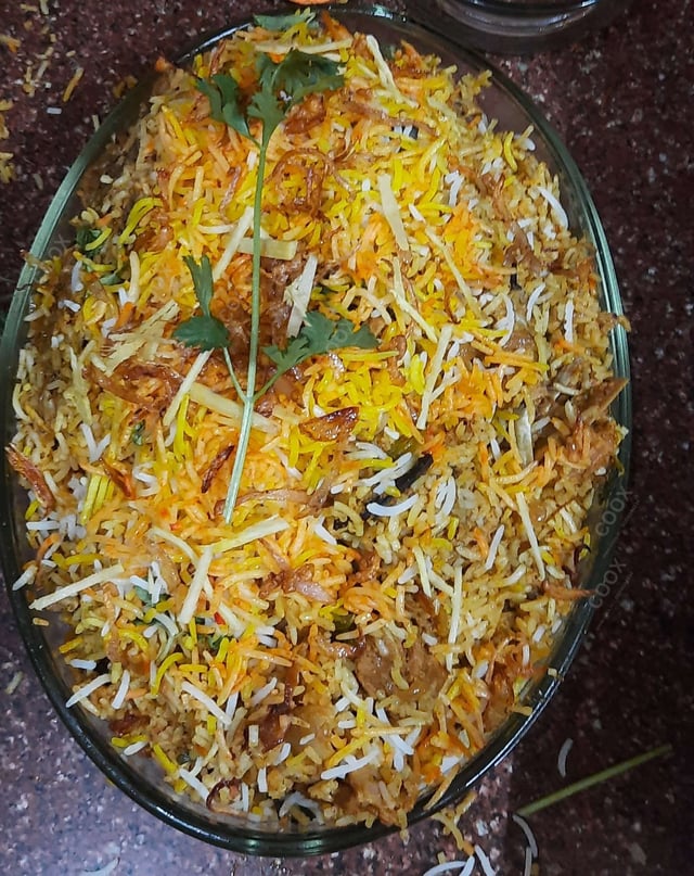 Delicious Mutton Biryani prepared by COOX