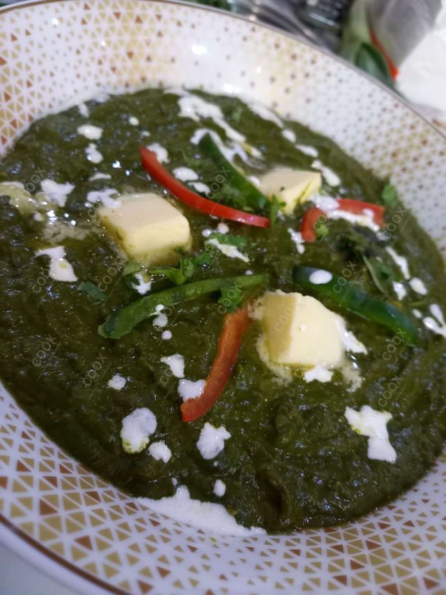 Delicious Sarso Ka Saag prepared by COOX