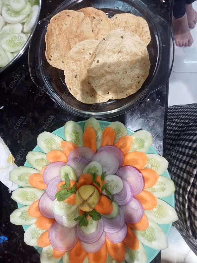 Delicious Salad, Papad prepared by COOX