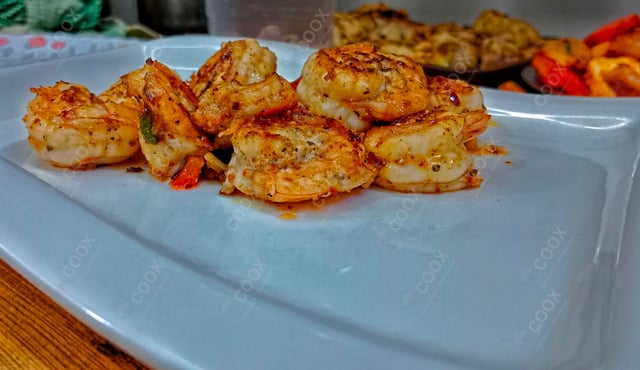 Delicious Butter Garlic Prawns prepared by COOX