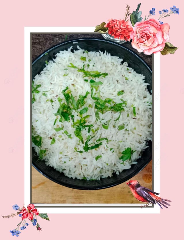 Delicious Jeera Rice prepared by COOX