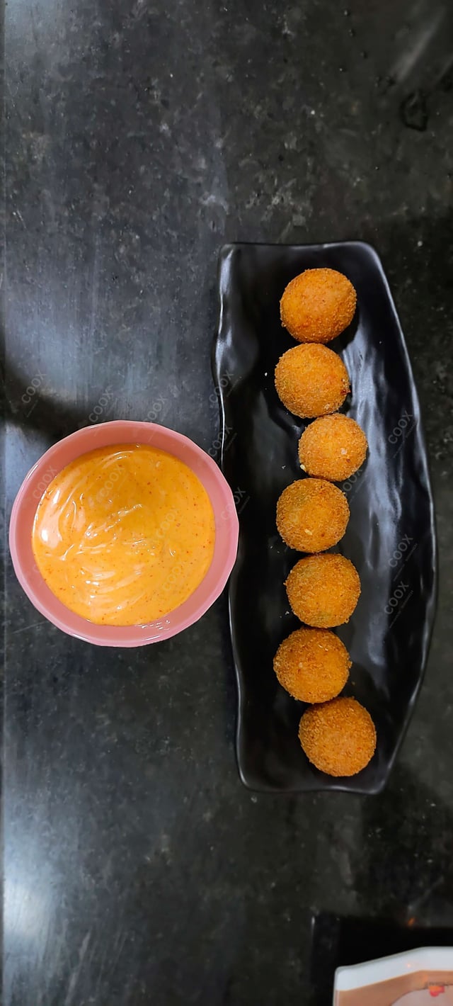 Delicious Fried Cheese Balls prepared by COOX