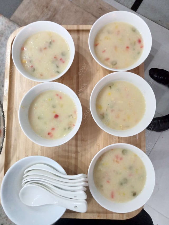 Delicious Sweet Corn Soup prepared by COOX