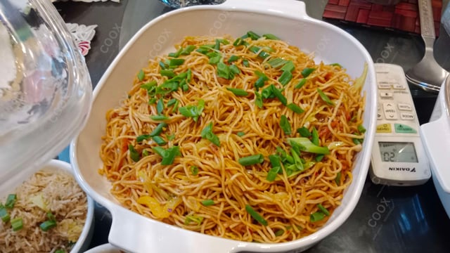 Delicious Chilly Garlic Noodles prepared by COOX