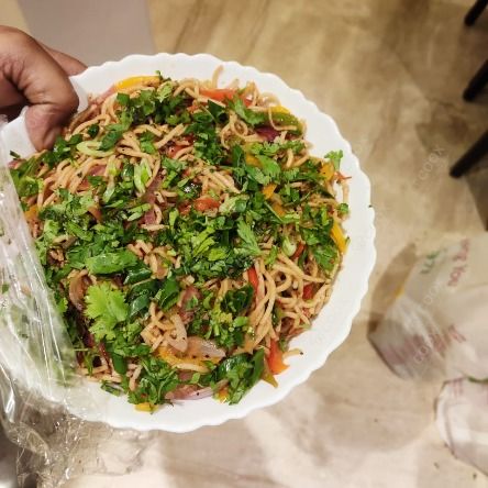 Delicious Veg Hakka Noodles prepared by COOX