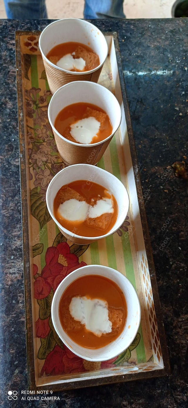 Delicious Tomato Basil Soup prepared by COOX