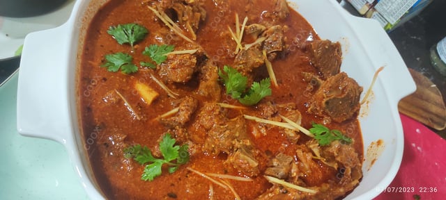 Delicious Mutton Rogan Josh prepared by COOX