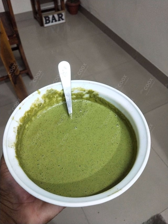 Delicious Green Chutney prepared by COOX