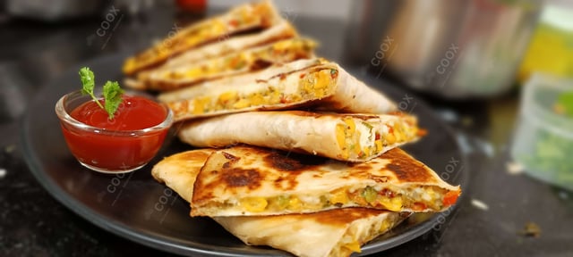 Delicious Veg Quesadillas prepared by COOX