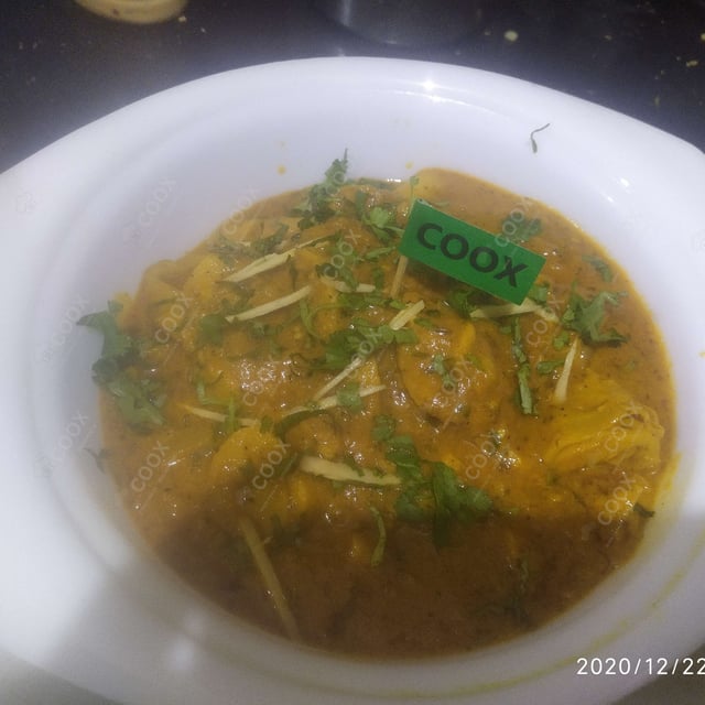 Delicious Soya Chaap (Gravy) prepared by COOX