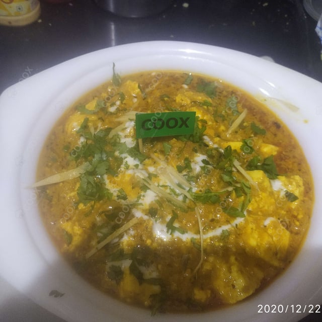 Delicious Paneer Lababdar prepared by COOX