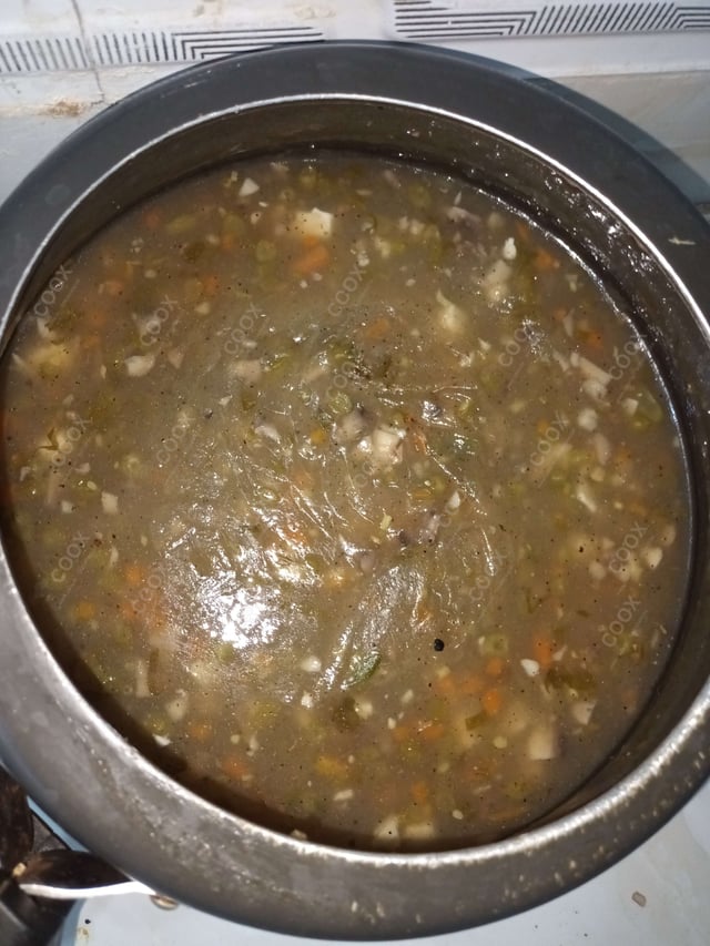 Delicious Vegetable Manchow Soup prepared by COOX