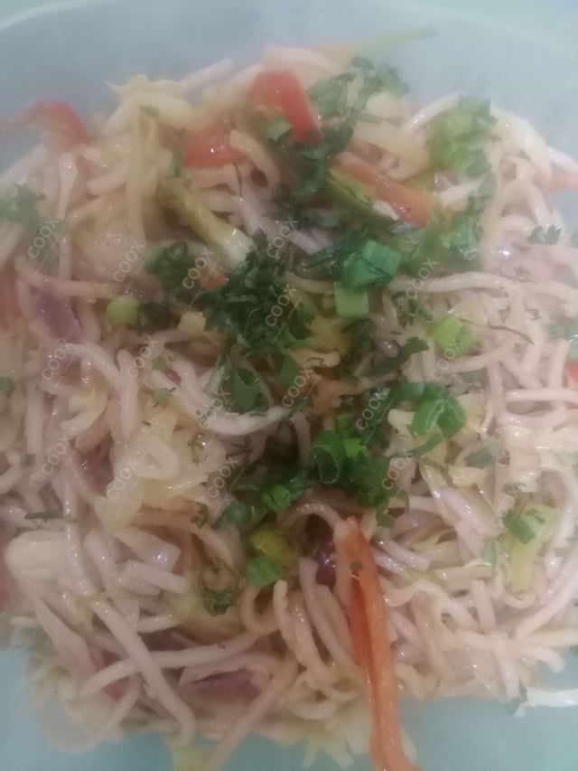 Delicious Veg Hakka Noodles prepared by COOX