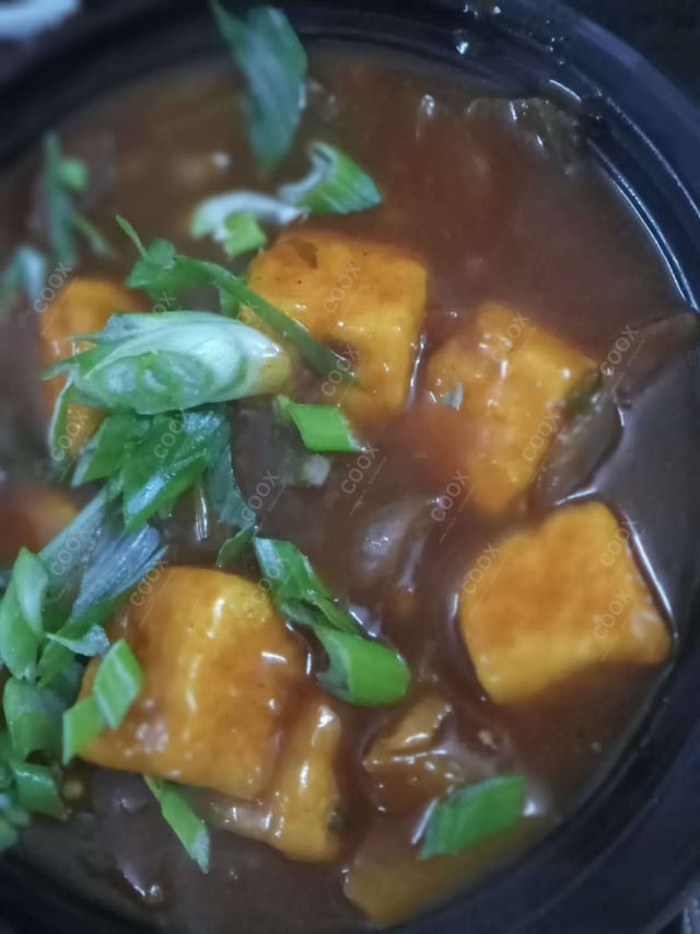 Delicious Chilly Paneer (Gravy) prepared by COOX