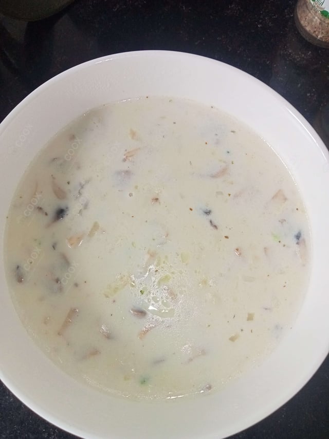 Delicious Cream of Mushroom prepared by COOX