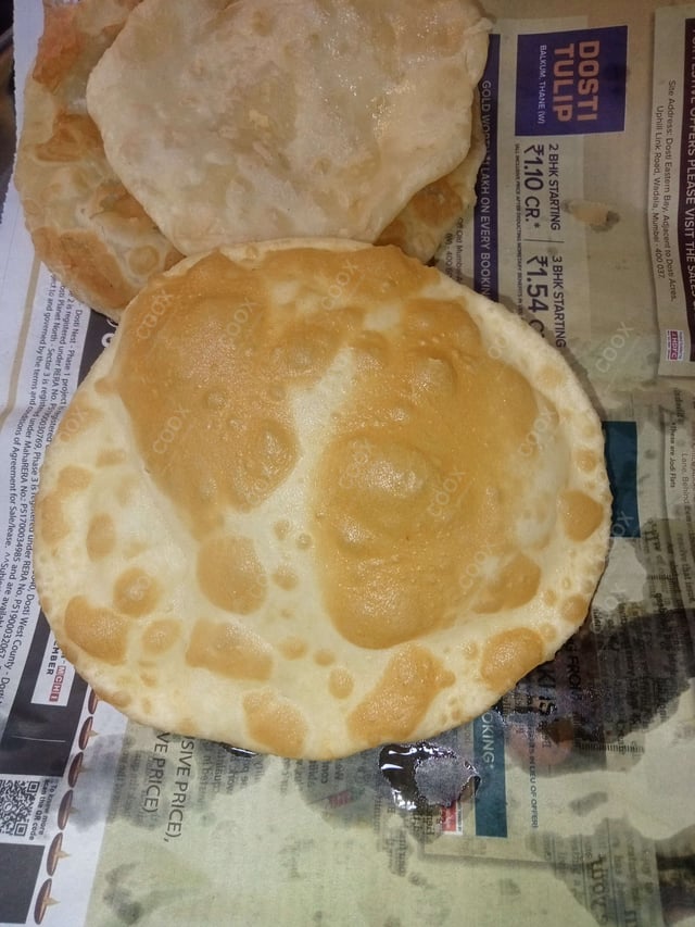 Delicious Bhature prepared by COOX