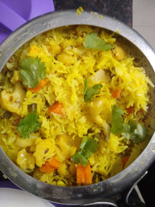 Delicious Veg Pulao prepared by COOX