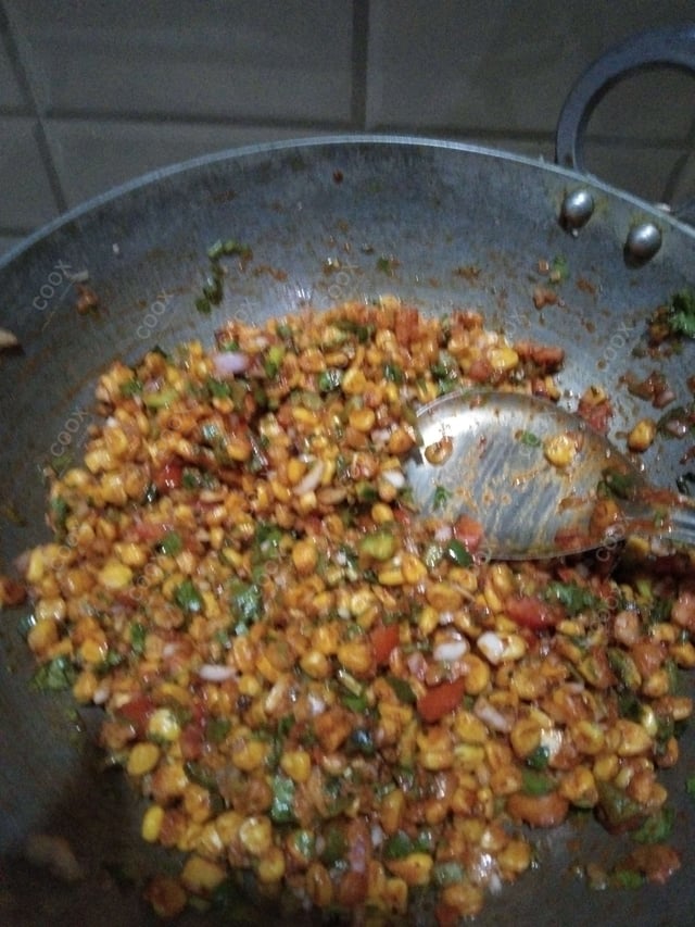 Delicious Corn Chaat prepared by COOX