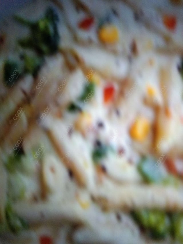 Delicious Pasta in White Sauce prepared by COOX