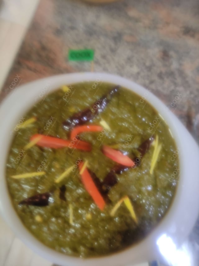 Delicious Sarso Ka Saag prepared by COOX