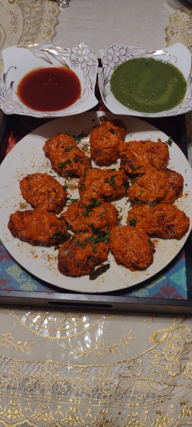 Delicious Tandoori Masala Chaap (Dry) prepared by COOX