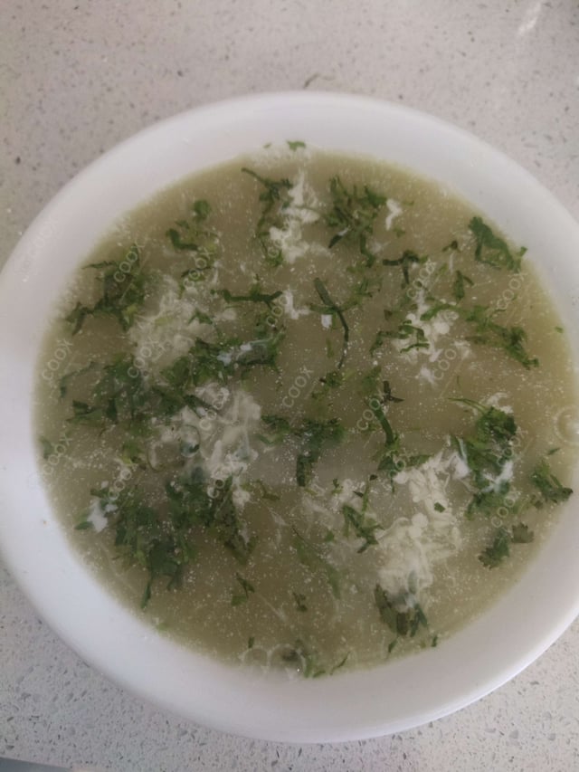 Delicious Lemon Coriander Soup prepared by COOX