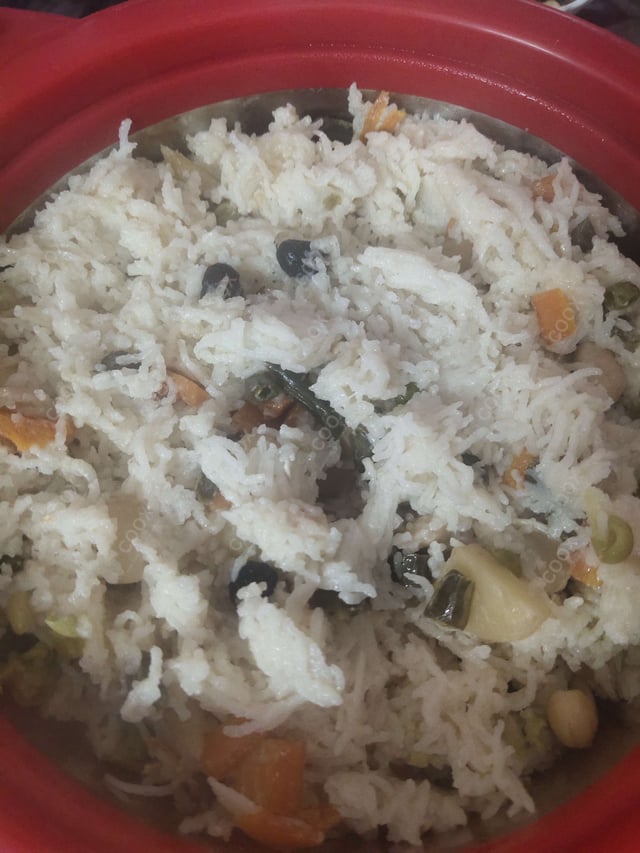 Delicious Veg Pulao prepared by COOX