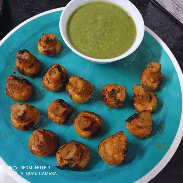 Delicious Mushroom Tikka prepared by COOX