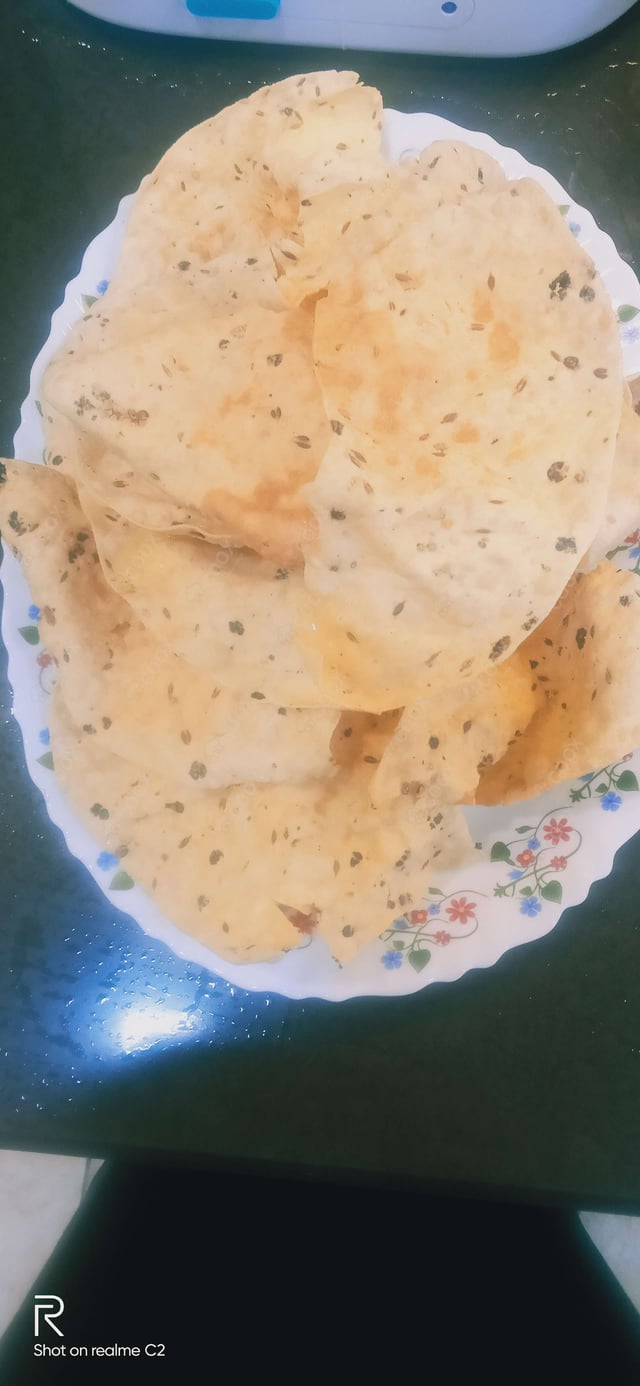 Delicious Salad, Papad prepared by COOX