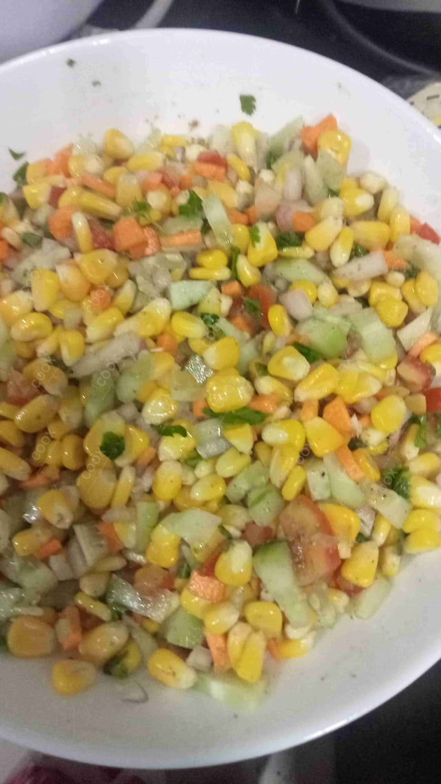 Delicious Corn Chaat prepared by COOX